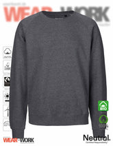 Organic Sweatshirt dunkelgrau
